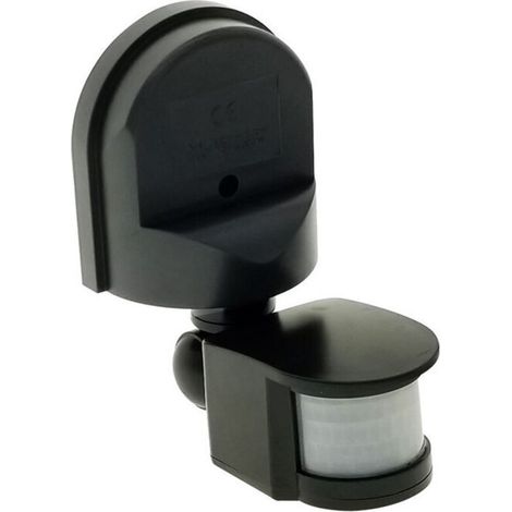 Interrupteur à capteur infrarouge noir 220 V avec base pour lampe projecteur