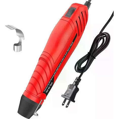 Pistolet à air chaud 300 W pour le soudage DIY, sèche-air électrique, idéal pour les loisirs créatifs et le gainage thermorétractable. (1/4)