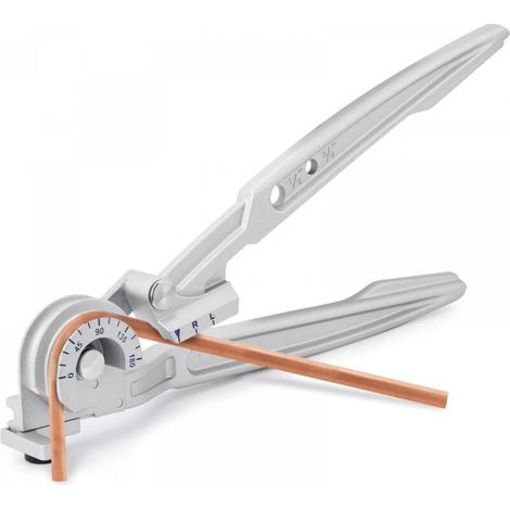 Cintreuse à levier avec le cintrage jusqu'à 180° pour la réparation de tuyaux en cuivre/aluminium (3/8'', 1/2'') (1/5)