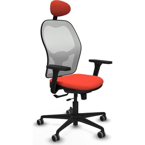 Sedia da ufficio piqueras y crespo Jorquera bianco schiuma alta densità (1/2)