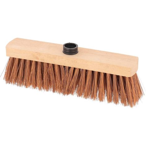 Scopa per esterni da 30 cm con struttura in legno e fibre di animali domestici riciclati - naturale - Tendance (1/3)