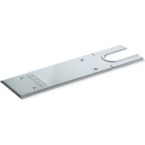 Geze TS 550 NV piastrina di rivestimento in acciaio inox moderno