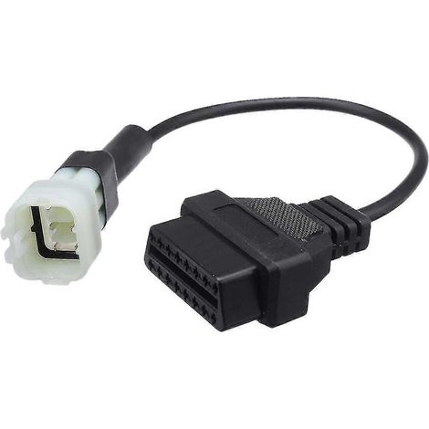 Adaptateur OBD 6 broches vers OBD 16 broches, câble de diagnostic de pannes OBD2 pour motos KTM Duke RC 2011-2017 (1/5)
