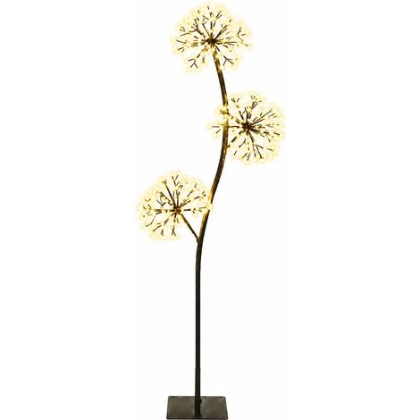 Árbol de Navidad LED en forma de S Negro 18 x 18 x 120 cm Acero vidaXL (1/5)