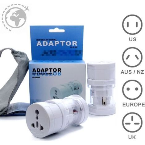 Adaptateur de Prise pour Voyage (1/4)