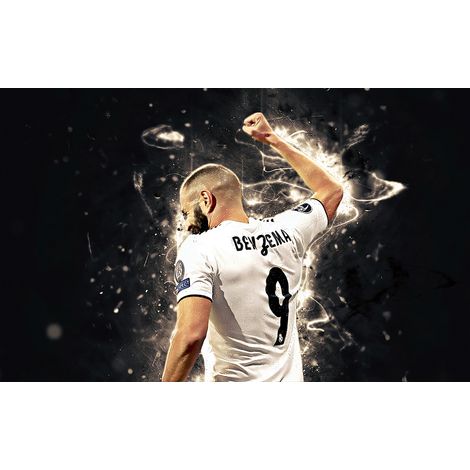 Papier peint panoramique Football - Joueur de Foot - 130 cm x 81 cm (1/2)
