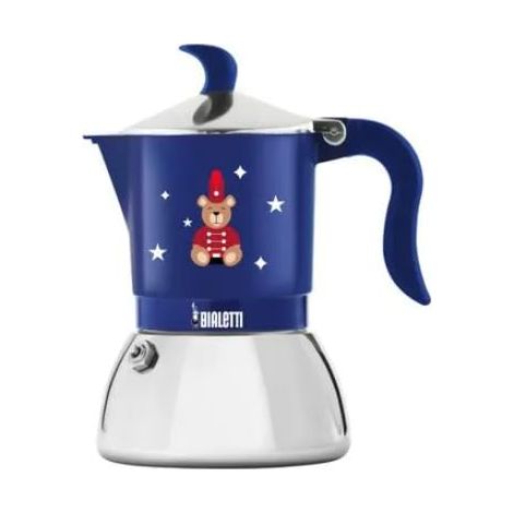 BIALETTI FIAMMETTA 2 TASSES BLUE ORSETTO INDUCTION 0006649