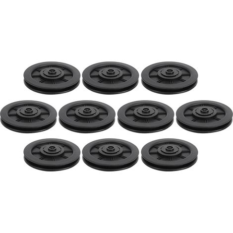 10 Roulements à Poulies Nylon Universelles 100mm pour Équipement de Fitness (1/5)