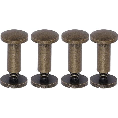 Vis à tête fendue en alliage de zinc, rivets fixation, lot 20 pour la (1/5)