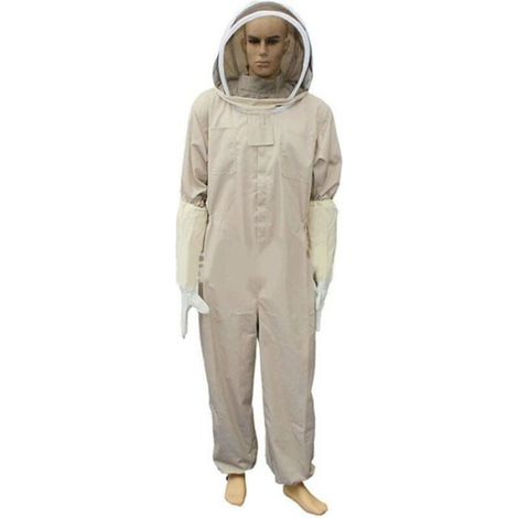 Costume Apiculteur - Coton Naturel - Protection Totale Contre Les Piqûres - Confort Respirant Peau Sensible - Taille XL (1/5)