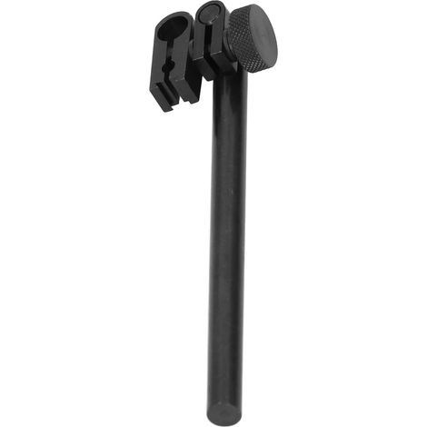 Soporte para barra de indicador de cuadrante con abrazadera giratoria de cola de milano de 6 mm/8 mm y 120 mm de aluminio (1/5)