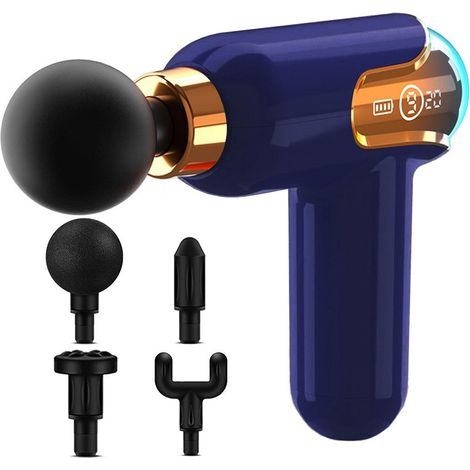 Mini pistolet de massage puissant pistolet de massage portable + 4 embouts