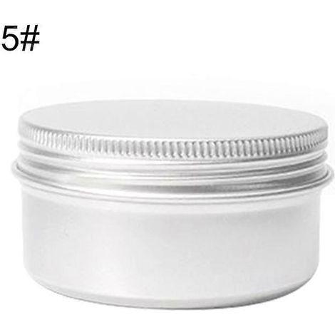 Mini pot cosmétique en aluminium, hermétique et antirouille, idéal pour la fabrication de baumes à lèvres, de vernis à ongles, de crèmes et de maquillage maison - 8 tailles disponibles (1/5)