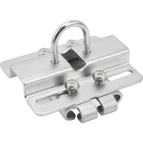 Support d'ancre à montage sur rail en acier inoxydable de qualité marine, support d'ancre vertical pour bateaux, navires et yachts, petit modèle 8585SE2, rails de 7/8 à 1 pouce (1/5)