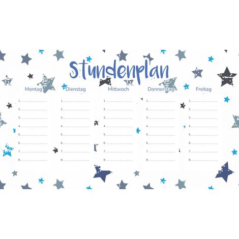 Unterrichtsplan „Magnetische Sterne“ (30 x 17,5 cm)