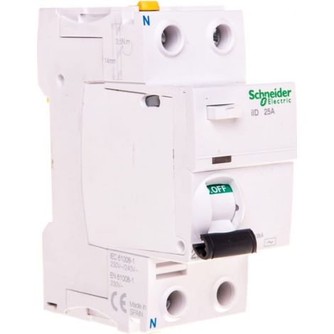 Schneider Electric Interruptor diferencial de seguridad 25A 400V