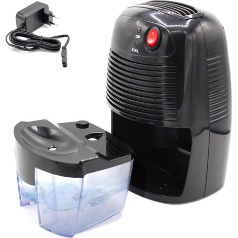 Déshumidificateur Portable Electrique - Silencieux/Compact - Capte jusqu'à 250ml/jour - Capacité de 500ml - Surface de couverture : jusqu'à 10m² (1/4)