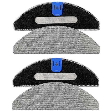 Lot de 4 lingettes de rechange en microfibre pour aspirateur robot iRobot Roomba Combo I5+/I5/J5+/J5, lavables et réutilisables. (1/5)