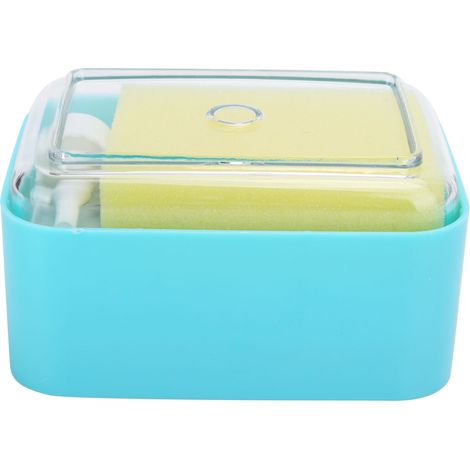 Distributeur de Savon Liquide Automatique à Pression pour Évier de Cuisine - Vert (1/5)