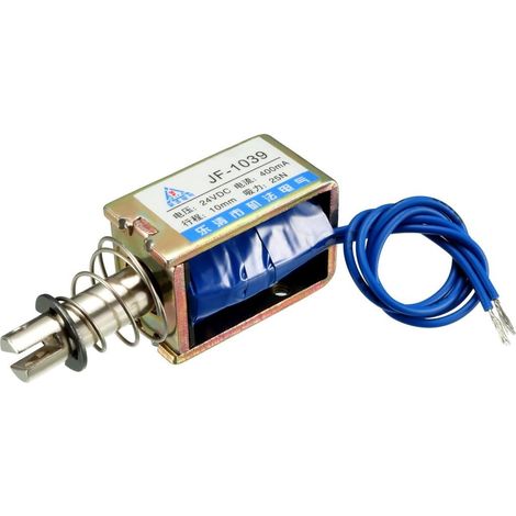 Carte d'approvisionnement DC 24V 400mA 9,6W 25N 10mm Électroaimant à mouvement linéaire DE (1/5)
