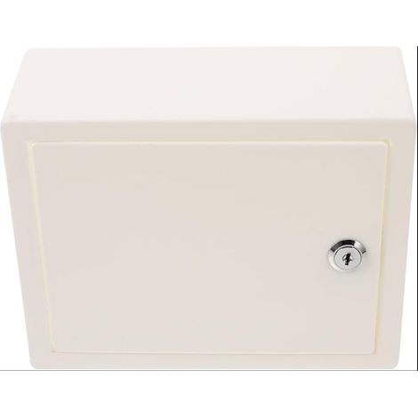 Coffret de Rangement Verrouillable Plastique Blanc Boîte à Cadenas avec Serrure et 2 Clés Coffre-Fort Compact Documents Bijoux Objets Personnels Bureau (1/5)