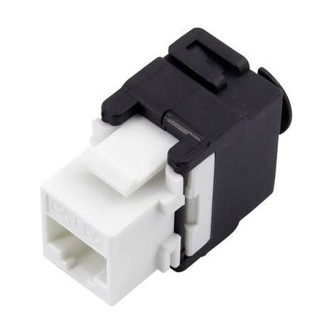 RJ45 femelle CAT 6a TRU COMPONENTS 93038C361 RJ45 femelle, droit noir, blanc 1 pc(s) S935831 (1/3)