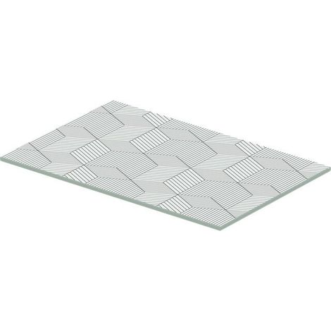 DURAVIT 0099718200 Étagère en verre avec consoles métalliques (1/2)