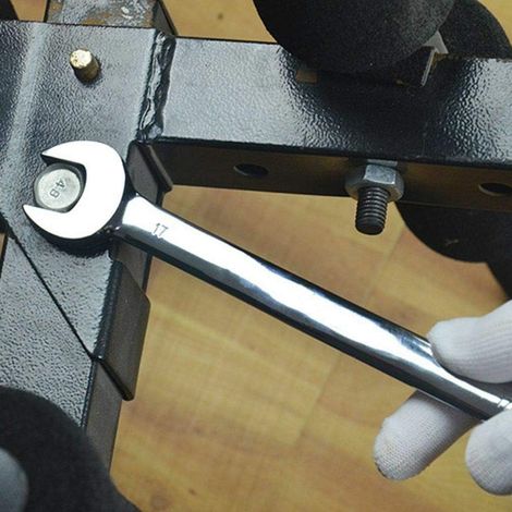 Schraubenschlüssel Set Ratsche 22tlg 6-32mm Ratschenschlüssel Satz Maulschlüssel Gabelschlüssel Tool Gelenk-Ratschenschlüsselsatz Ringschlüsselsatz mit Box