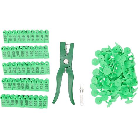 Pince À Boucles - Aluminium Et Plastique Haute Qualité - Pour Élevage Porcins Moutons Bovins - 1 Pièce (1/5)