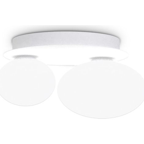 Ideal Lux Plafoniera NINFEA 2 luci G9 bianco vetro metallo