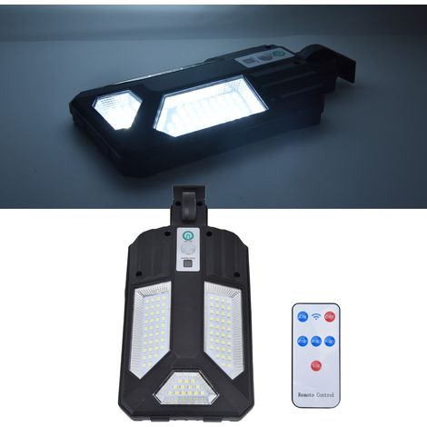 87 LED Solar-Gartenleuchte mit Bewegungsmelder, IP65 wasserdichte Stehlampe und Fernbedienung für den Innenhof. (1/5)