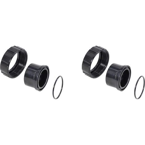 Lot de 2 connecteurs union à emboîtement SP1500UNPAK2 de 1-1/2 pouce, de remplacement pour pompes/filtres et doseurs de chlore Hayward (1/5)