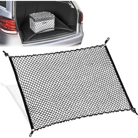 Rete organizer per bagagliaio auto, rete elastica regolabile per bagagliaio, rete portaoggetti, rete elastica per bagagli, rete estensibile per bagagli 11060 cm (1/5)