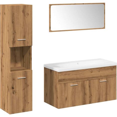 Maison Exclusive - Ensemble de meubles salle de bain 5 pcs bois d'ingénierie