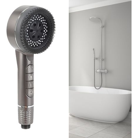 Douche Main Portative avec Filtre et Mode Multiple - Chrome - Ensemble de 1 Pince (1/5)