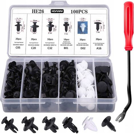 CLIP PER AUTO CLIP PER RIVESTIMENTI AUTO + CHIAVE