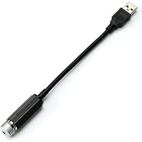 Sternenprojektor-Nachtlicht, USB-tragbar, LED-Autodachlampe für romantische Atmosphäre im Fahrzeug