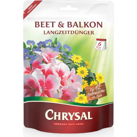 Chrysal Beet und Balkon Langzeitdünger - 700 g Standbeutel