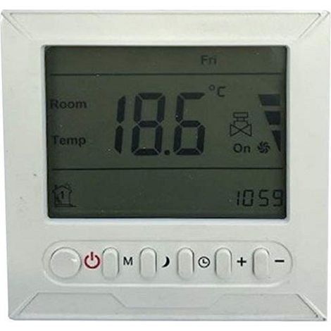 7 Day Programmable Timer Control & Thermostat for Electric Towel Rails & Radiators