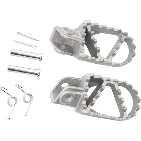Passend für KTM50SX Offroad-Motorräder der Baujahre 1998-2020, präzisionsgefertigte Pedale und Fußrasten aus Aluminium-Druckguss. (1/4)