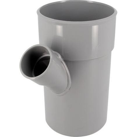 Raccordo a T in PVC 45 gradi ridotto MF 125/50/125