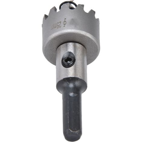 Jeu de scies cloches en carbure pour acier inoxydable et aluminium, tige triangulaire antidérapante, 25 mm, 12 dents (1/5)