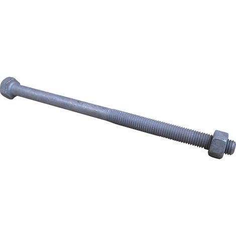 Boulon acier galvanisé 12x200 (vis+écrou) 6800643 MICHAUD BC110