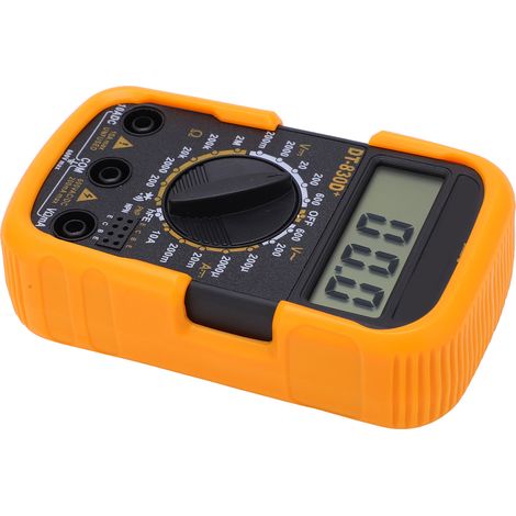 Multimètre numérique DT830D+ portable, testeur de tension à réglage manuel, voltmètre AC/DC pour atelier et laboratoire (1/5)
