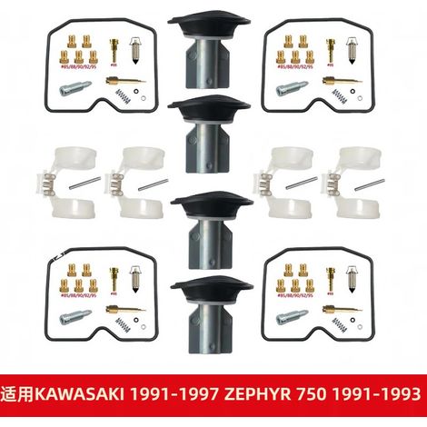 Vergaser-Reparatursatz passend für Kawasaki ZEPHYR 750 (1991–1997) und ZR750 (1991–1993)