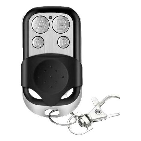 Télécommande universelle 433,92 MHz – Lot de 4 – Compatible avec les systèmes de garage et de portail – Portée de 50 mètres – Clonage de télécommande (1/2)