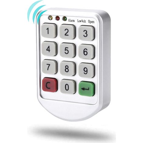 Serrure électrique, serrure d'armoire, clavier numérique à code Digicode (1/4)
