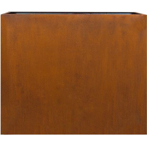 Köhko® Designer-Hochbeet aus Cortenstahl Viva 95 x 35 x 80 cm Pflanztrog in Edelrost-Optik (1/5)
