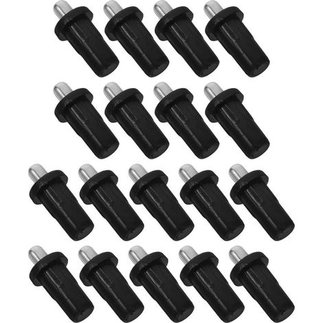 Lot de 50pcs Pivot de Porte à Ressort en Plastique et Fer pour Armoires Charnières de Porte à Ressort Amovibles Fixation Sécurisée de Placard (1/5)