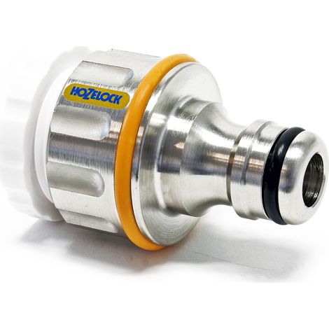 Hozelock 2041 Pro Metal Threaded Tap Hose Pipe Connector 3/4"" & 1/2"" Adaptor